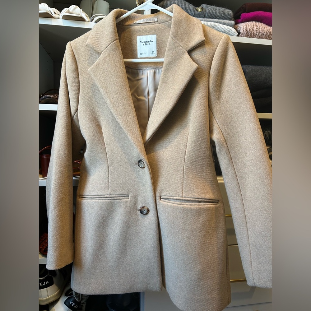 Abercrombie and fitch wool blazer